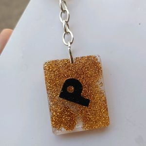 P Letter Keychain