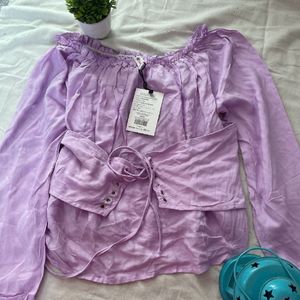 Corset Lavender Top🩵