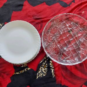 Vintage Napoli Pattern Crystal Clear Crockery