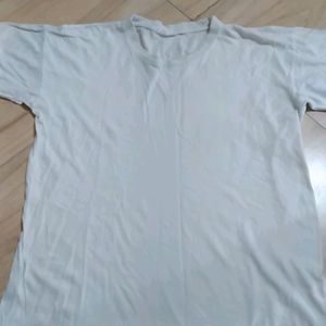 Pure Cotton White T-shirt