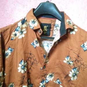 Mens Floral Printed Shirt