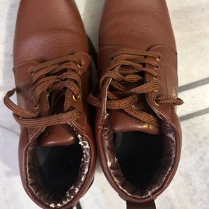 Men Trendy Brown Color Top Rise Shoe