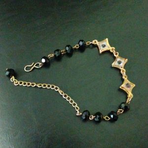 Gold And Black Bracelet