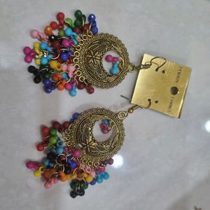 Multi Colour Jhumka