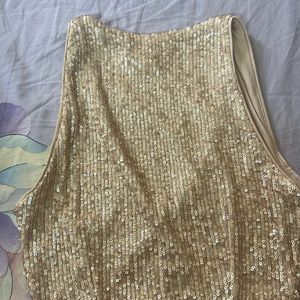 H&M Crop Top Golden