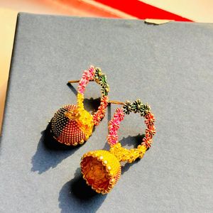 Multi Color Jhumka