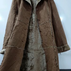 Kashmiri Leather Overcoat