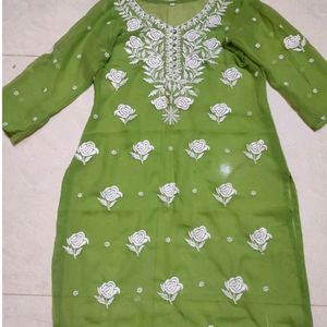 Chikankari Kurti New