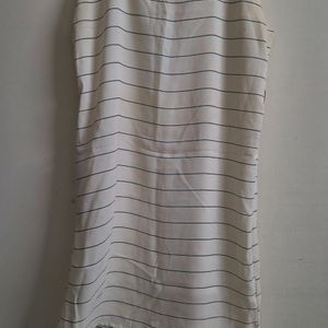 OFF WHITE SHIFT DRESS (without belt)