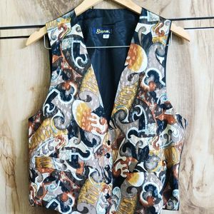 Printed Half Jacket Size-36