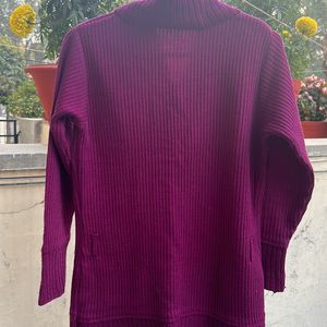 Long Sweater For Women (Purple)