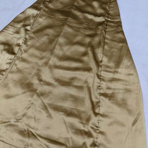 Golden Satin Underskirt