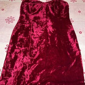 Bodycon Dress Real Velvet Dresses Very Comfortable