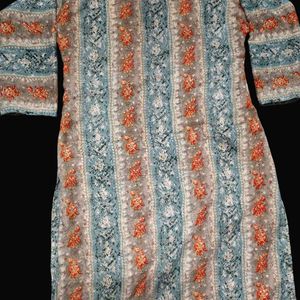 Nice Embroidery Kurta For Women