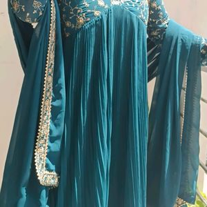 Ethnic Gown With Dupatta