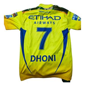 MS DHONI CSK IPL JERSEY 2024 PRINTED