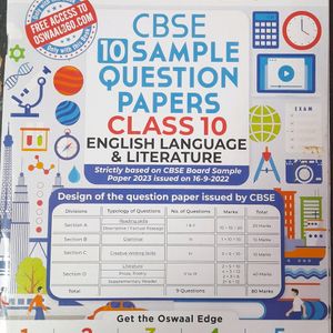CBSE OSWAAL CLASS 10 ENGLISH SQP