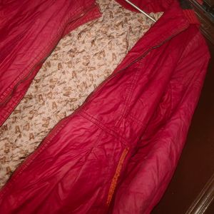 Red Jacket Hoody Korean Winter