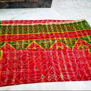 Chanderi Print Saree