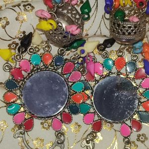 Mirror Banjara Earings