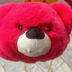 A Beautiful Pink Bear Bag