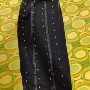 Black Kurti With Plazzo