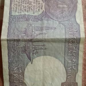 1 Rupee Note