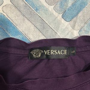 Purple Versace Tshirt For Women