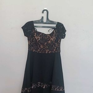 Black And Tan Frock