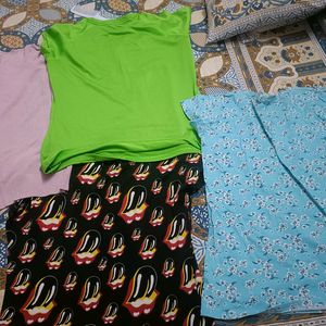 Combo Of 4 Tops T Shirt Style In Xl Size