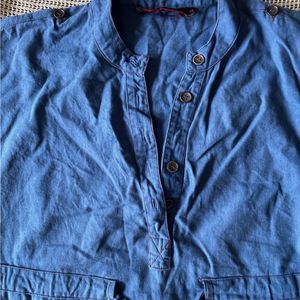 Denim Dress For Girls