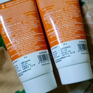 80g -2 Piece Derma Co Aqua Gel Sunscreens