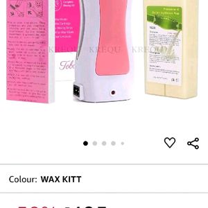 Waxing Kit With Wax, Heater And Strips