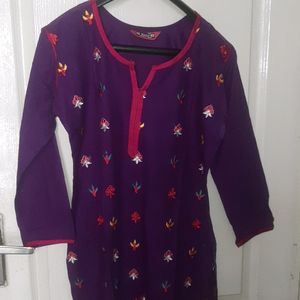 Purple Kurta