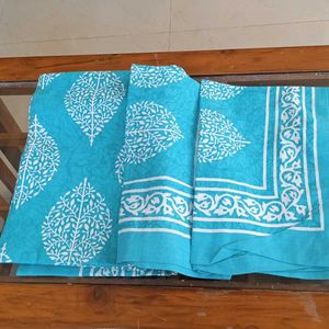 Cotton Bedsheet With 2 Pillow covers