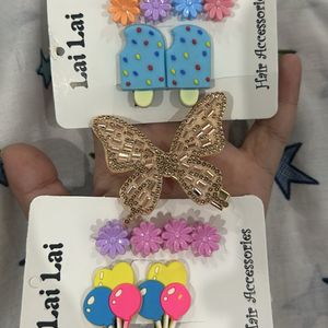 Combo Of 9 Hair Accessories