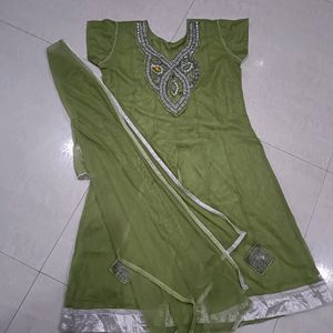 Anarkali Type Dresss.... Duptta With Top