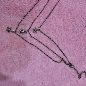 Multi Layer Star Neck Chain