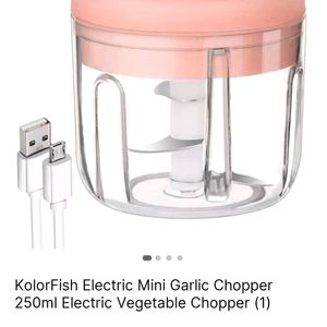 Kolor fish Electric Mini Garlic Chopper 250ml