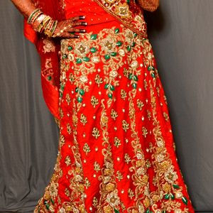 Bridal Fish Cut lehnga Choli