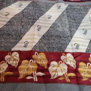 Pure Cotton Meena Print Saree