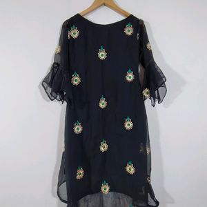 Black Butterfly Handmade Kurta(women)