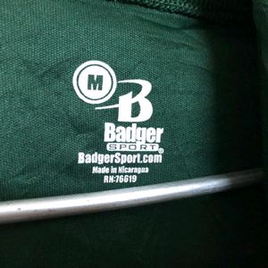 Badger Green Long Sleeve Hoodie