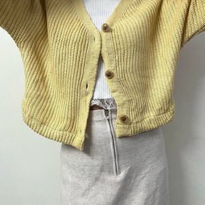 Yellow Cardigan