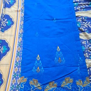 Cotton Saree Without Blouse