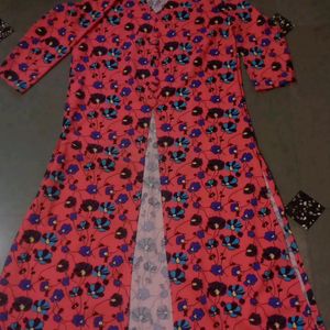 Long Front Slit New Kurti