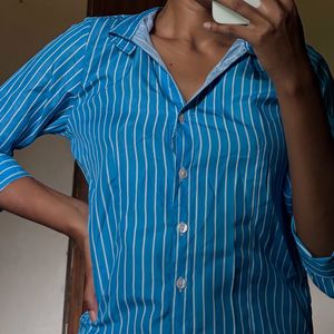 BLUE STRIPPED SHIRT🦋