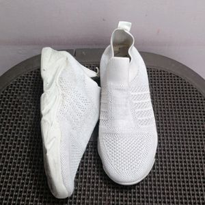 White Mesh Shoes