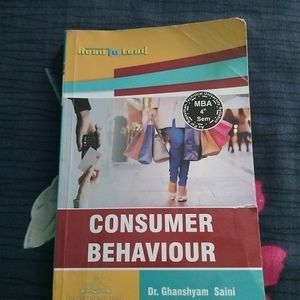 MBA 4th Semester Consumer Behaviour Book