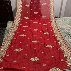 Beautiful Red Dupatta